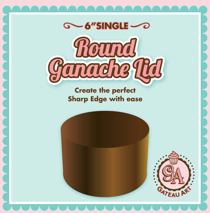 6 Inch Single Round Ganache Lid