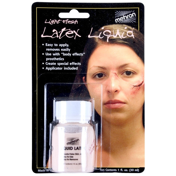 Liquid Latex Light Flesh With Brush Carded 30ml