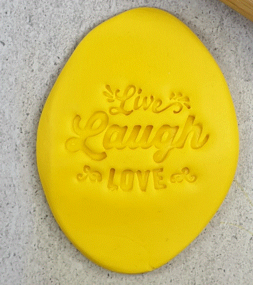 Live Laugh Love Embosser 60mm