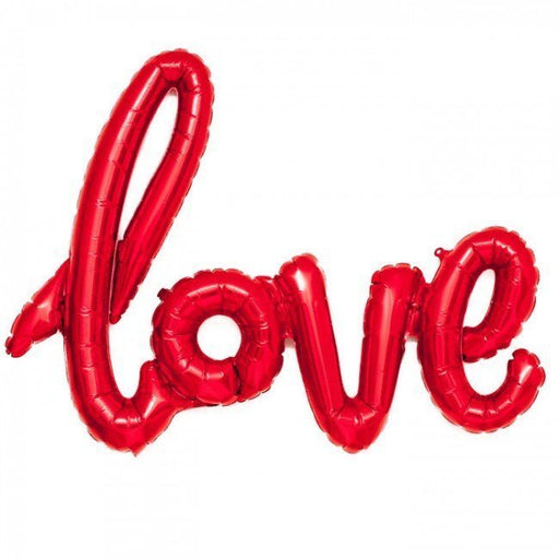 FOIL BALLOON 59CM LOVE RED