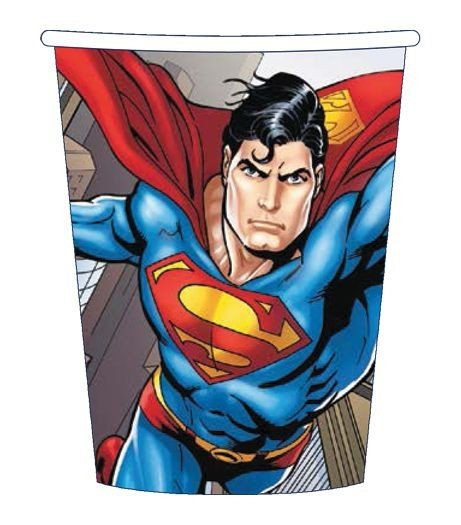 Superman Cups 266ml Pacl Of 8