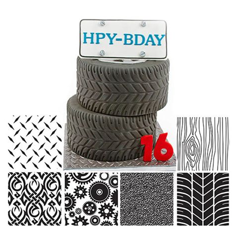 Manly Impression Mat Set Of 6