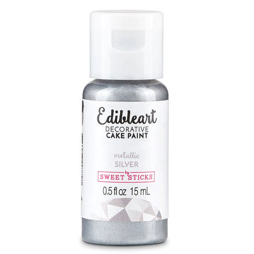 Silver Metallic Edibleart Paint 15ml