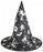 Witch Hat Witches & Pumpkins Black & Silver Child