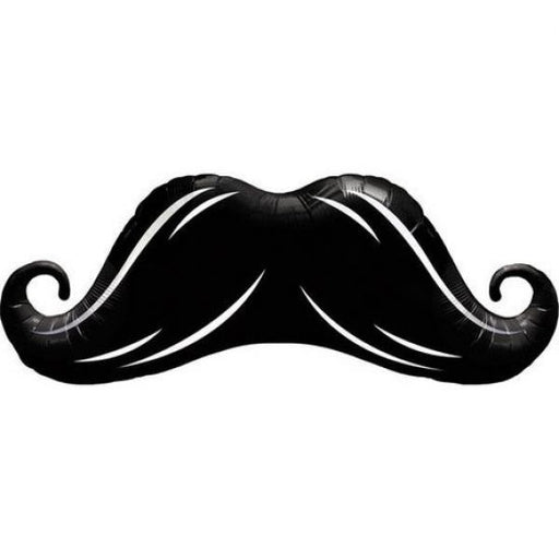 Foil Shape 42" Black Moustache