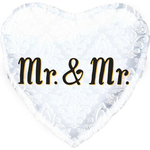 Foil 18" Mr. & Mr. Heart