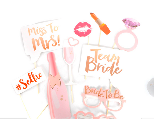Bride To Be Photobooth Props