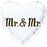 Foil 18" Mr. & Mr. Heart