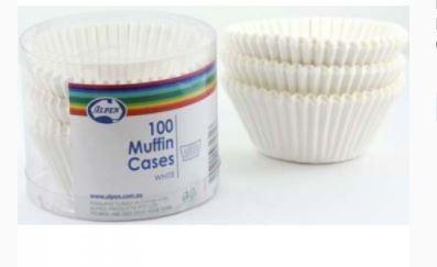 Muffin White (55x29.5mm) Pack100