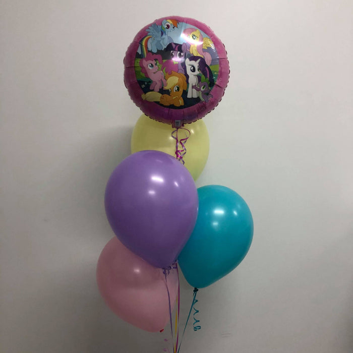 Dazzling Theme Foil 5 Balloon  Bouquet