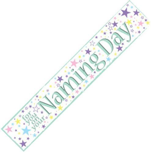 Naming Day Banner 1800  X 320mm