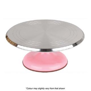 Cake Craft Metal 31cm/12' Cake Turntable Pink