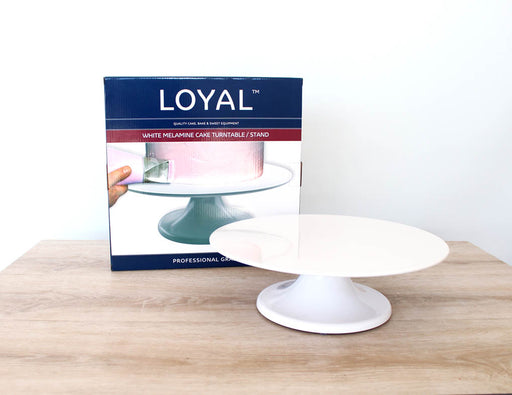 Cake Turntable White Melamine 320mm /12.5 inch