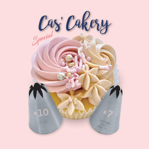 Closed Star 7 & 10 Piping Tip Cas Cakery Special