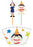Play School Cupcake Case And Picks Pk 24