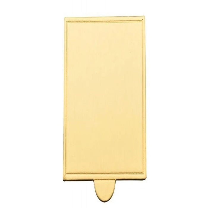 Rectangle Gold 2mm Cake Board 11.5cm x 7.5cm Pack Of 100