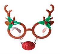 Reindeer Novelty Glasses