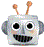 Robot Head Supershape Foil Balloon