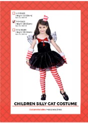 Children Silly Cat Girl Dress