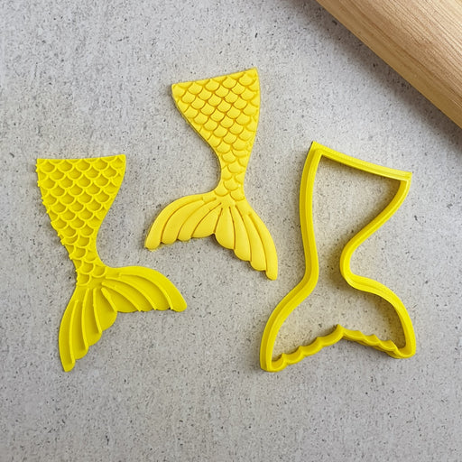 Cutter & 3D Embosser Set - Mermaid Tail