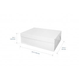 Cake Box Rectangle Half Slab 18x14 inch/46x35cm