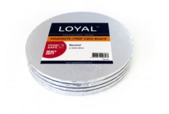 Board Silver 15 Inch Round Mdf 5mm Thick