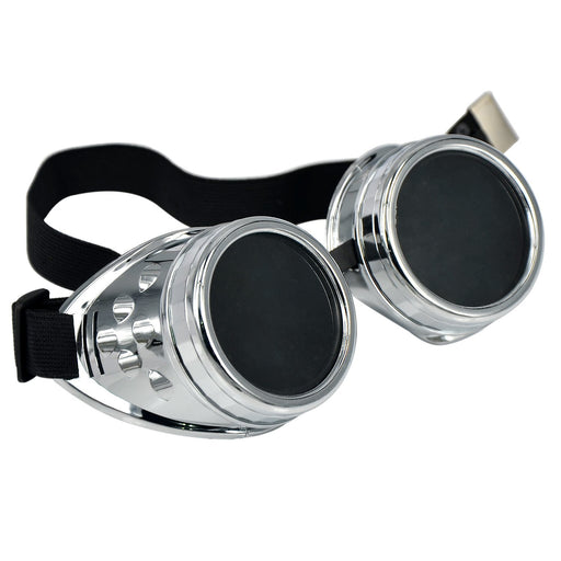 Steampunk Silver Goggles