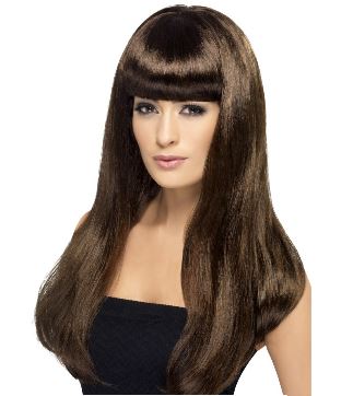 Brown Long Straight Babelicious Wig