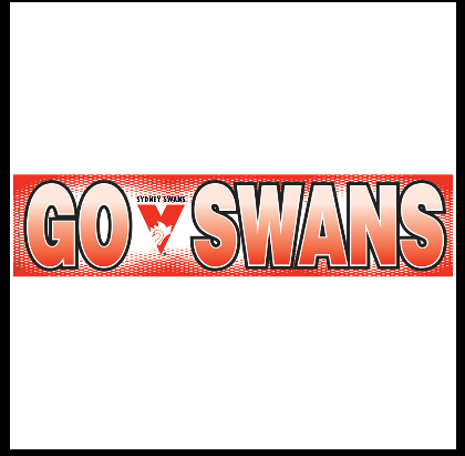 Sydney Swans Go Banner