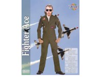 Costume Pilot Fighter Ace Boy Small