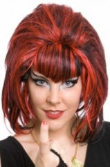 Wig Samantha Medium Black & Red