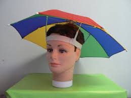 Hat Umbrella - Multi Coloured