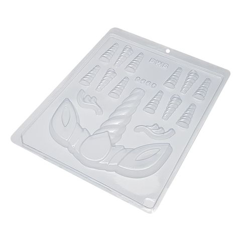 BWB  Large  Unicorn Horn Set Mould 1 Piece