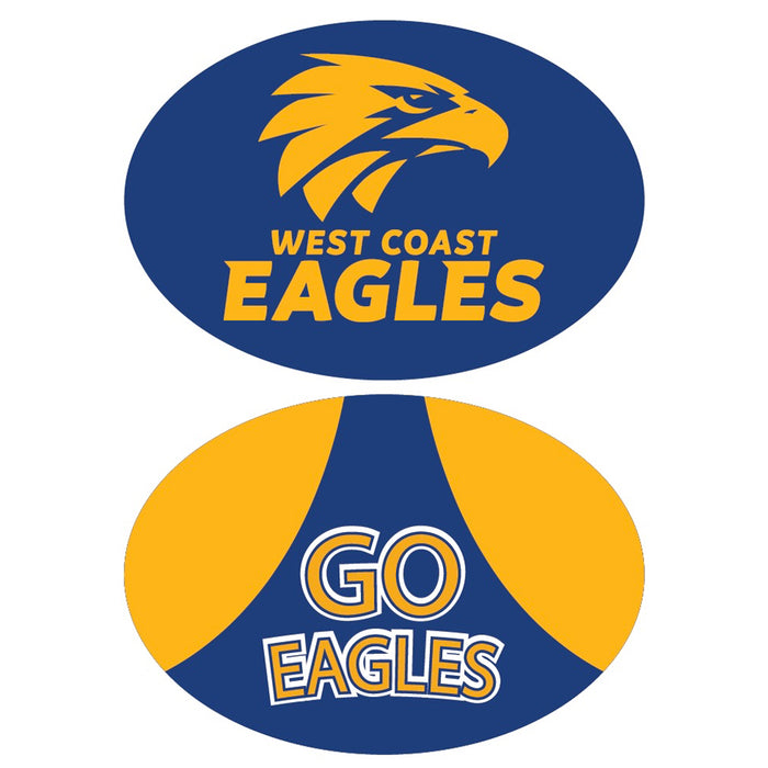 West Coast Eagles Giant Football Mobile 450mm x 650mm Ea