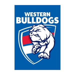 Western Bulldogs Poster A2 Navy