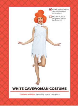 White Cavewoman Adult Costume