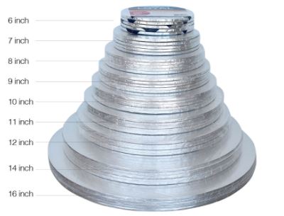 Board Silver 16 Inch Round Mdf 5mm Thick