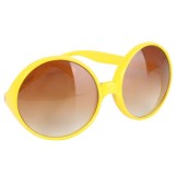 Large Yellow Hippie Glasses